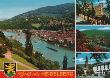 Heidelberg - mit 4 Bildern - ca. 1980 Heidelberg - mit 4 Bildern - ca. 1980