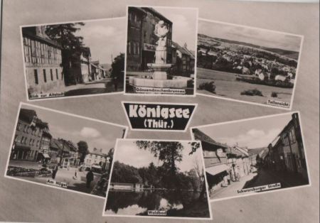 Königsee - u.a. Schwarzburger Straße - 1963 Königsee - u.a. Schwarzburger Straße - 1963