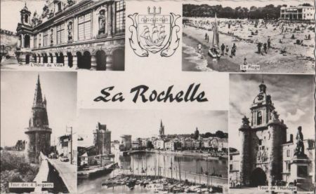 Frankreich - La Rochelle - u.a. Hotel de Ville - 1967 Frankreich - La Rochelle - u.a. Hotel de Ville - 1967