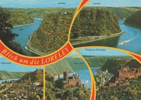 Loreley - u.a. Burg Katz - ca. 1985 Loreley - u.a. Burg Katz - ca. 1985