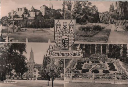 Bernburg - u.a. ehem. Schloß - 1959 Bernburg - u.a. ehem. Schloß - 1959