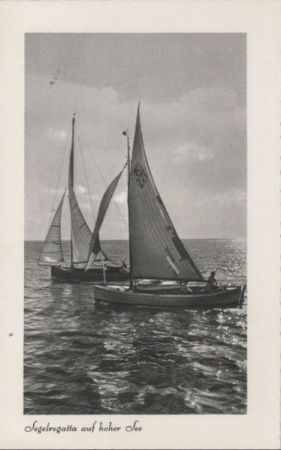 Segelregatta auf hoher See - 1957 Segelregatta auf hoher See - 1957