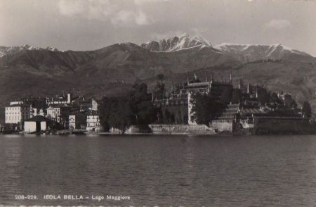 Italien - Lago Maggiore - Isola Bella - 1954 Italien - Lago Maggiore - Isola Bella - 1954