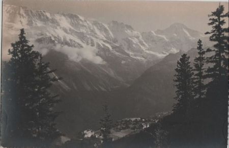 Schweiz - Mürren - mit Mittaghorn - ca. 1935 Schweiz - Mürren - mit Mittaghorn - ca. 1935