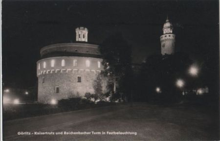 Görlitz - Kaisertrutz und Reichenbacher Turm - 1962 Görlitz - Kaisertrutz und Reichenbacher Turm - 1962