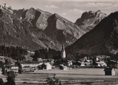 Oberstdorf - mit Krottenspitzen - 1962 Oberstdorf - mit Krottenspitzen - 1962