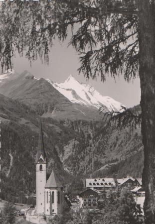 Österreich - Heiligenblut mit Großglockner - ca. 1955 Österreich - Heiligenblut mit Großglockner - ca. 1955