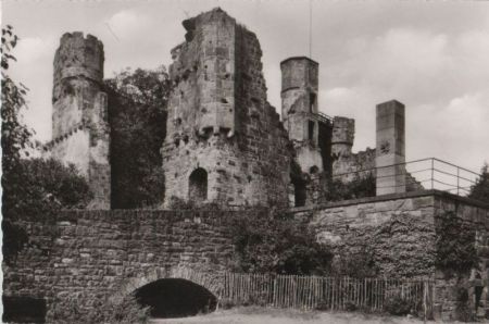 Neckargemünd-Dilsberg - Höhengasthof Schöne Aussicht - ca. 1960 Neckargemünd-Dilsberg - Höhengasthof Schöne Aussicht - ca. 1960