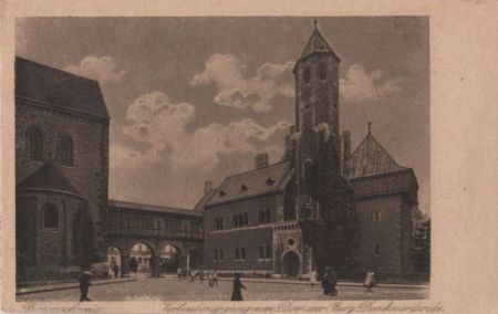 Braunschweig - Verbindungsgang vom Dom zur Burg - ca. 1935 Braunschweig - Verbindungsgang vom Dom zur Burg - ca. 1935