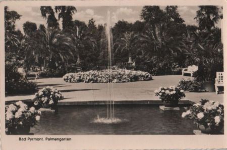 Bad Pyrmont - Palmengarten - 1951 Bad Pyrmont - Palmengarten - 1951