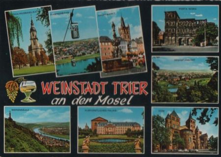 Trier - u.a. Mariensäule - 1970 Trier - u.a. Mariensäule - 1970