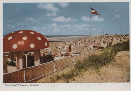 Norderney - Nordbad - ca. 1955 Norderney - Nordbad - ca. 1955