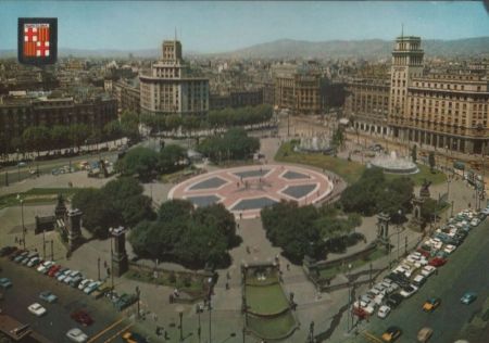 Spanien - Barcelona - Plaza de Cataluna - ca. 1980 Spanien - Barcelona - Plaza de Cataluna - ca. 1980
