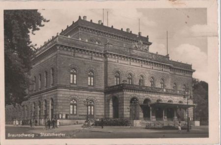 Braunschweig - Staatstheater - 1950 Braunschweig - Staatstheater - 1950