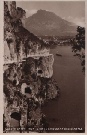 Italien - Riva del Garda - Strada Gardesana Occidentale - ca. 1950 Italien - Riva del Garda - Strada Gardesana Occidentale - ca. 1950