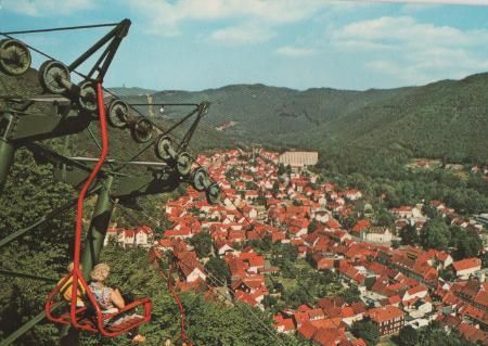 Bad Lauterberg von der Seilbahn - ca. 1975 Bad Lauterberg von der Seilbahn - ca. 1975