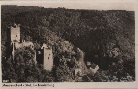 Manderscheid - Niederburg - ca. 1955 Manderscheid - Niederburg - ca. 1955