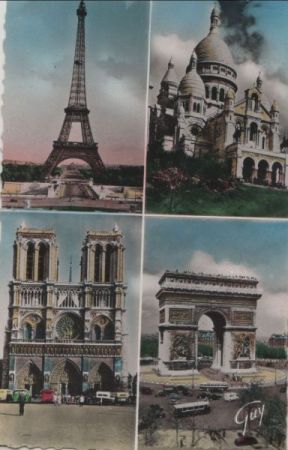 Frankreich - Paris - mit 4 Bildern - 1953 Frankreich - Paris - mit 4 Bildern - 1953