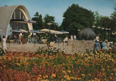 Dortmund - Westfalenpark, Turm-Terrasse - 1964 Dortmund - Westfalenpark, Turm-Terrasse - 1964