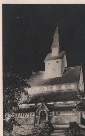 Goslar - Hahnenklee-Bockswiese - Stabkirche - ca. 1955 Goslar - Hahnenklee-Bockswiese - Stabkirche - ca. 1955