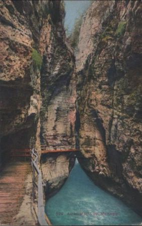 Schweiz - Meiringen - Aareschlucht - 1923 Schweiz - Meiringen - Aareschlucht - 1923