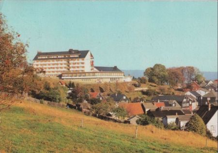 Masserberg-Schnett - Blick zum FDGB-Erholungsheim Kaluga - 1985 Masserberg-Schnett - Blick zum FDGB-Erholungsheim Kaluga - 1985