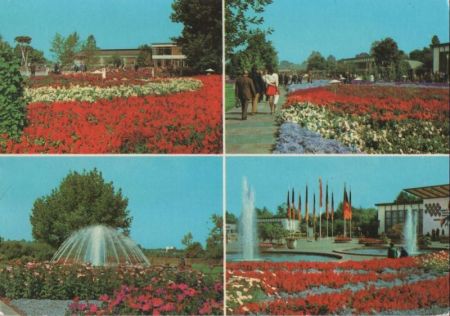 Erfurt - Internationale Gartenbauausstellung - 1977 Erfurt - Internationale Gartenbauausstellung - 1977