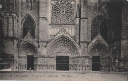 Frankreich - Poitiers - Portail de la Cathedrale - ca. 1935 Frankreich - Poitiers - Portail de la Cathedrale - ca. 1935