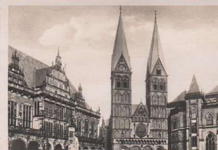 Bremen - Dom Rathaus Börse - 1939 Bremen - Dom Rathaus Börse - 1939