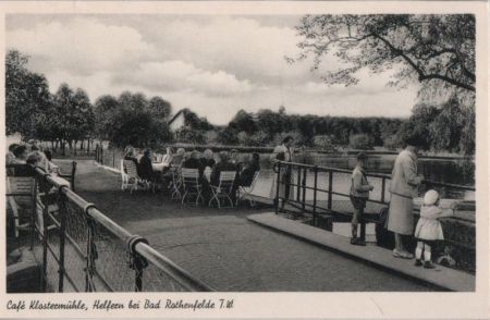 Bad Rothenfelde - Helfern - Cafe Klostermühle - ca. 1955 Bad Rothenfelde - Helfern - Cafe Klostermühle - ca. 1955