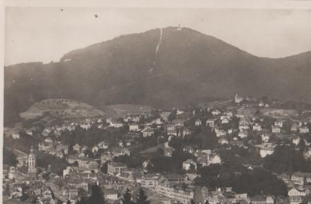 Baden-Baden - Rückseite nicht bedruckt - ca. 1935 Baden-Baden - Rückseite nicht bedruckt - ca. 1935