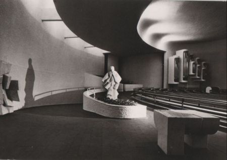 Untermarchtal - Mutterhauskirche, Innenraum, Teilansicht - ca. 1965 Untermarchtal - Mutterhauskirche, Innenraum, Teilansicht - ca. 1965