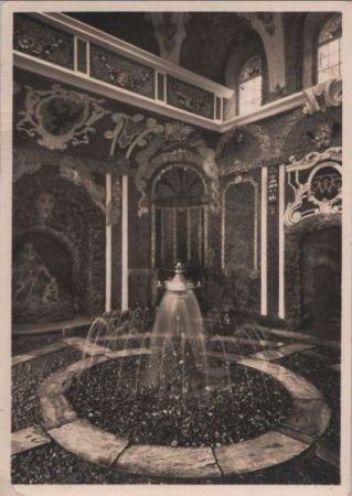 Bayreuth - Altes Schloss, Grotte mit Wasserkünsten - ca. 1950 Bayreuth - Altes Schloss, Grotte mit Wasserkünsten - ca. 1950