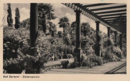 Bad Pyrmont - Palmengarten - 1955 Bad Pyrmont - Palmengarten - 1955
