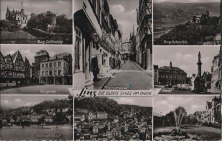 Linz - u.a. Burg Ockenfels - 1958 Linz - u.a. Burg Ockenfels - 1958