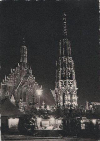 Nürnberg - Christkindelmarkt - 1960 Nürnberg - Christkindelmarkt - 1960