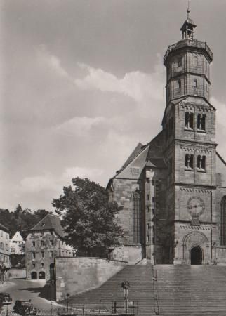 Schwäbisch Hall - St. Michaeliskirche - ca. 1955 Schwäbisch Hall - St. Michaeliskirche - ca. 1955