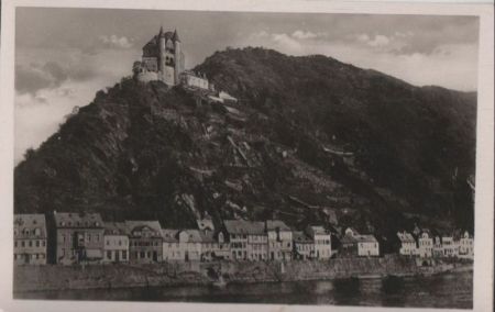 St. Goarshausen - Burg Katz - ca. 1955 St. Goarshausen - Burg Katz - ca. 1955