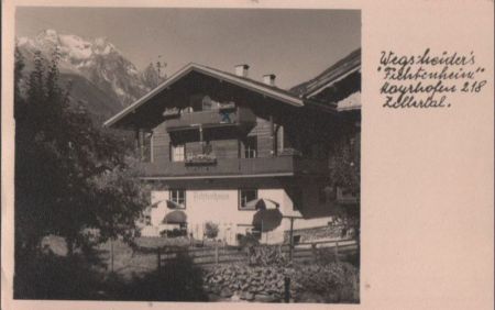 Österreich - Mayrhofen - Wegscheiders Fichtenheim - 1969 Österreich - Mayrhofen - Wegscheiders Fichtenheim - 1969