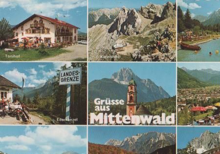 Grüsse aus Mittenwald - ca. 1975 Grüsse aus Mittenwald - ca. 1975