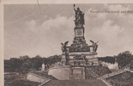 Rüdesheim - National-Denkmal auf Niederwald - ca. 1935 Rüdesheim - National-Denkmal auf Niederwald - ca. 1935