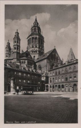 Mainz - Dom vom Leichhof - ca. 1955 Mainz - Dom vom Leichhof - ca. 1955