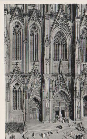 Köln - Dom, Westportal - ca. 1960 Köln - Dom, Westportal - ca. 1960