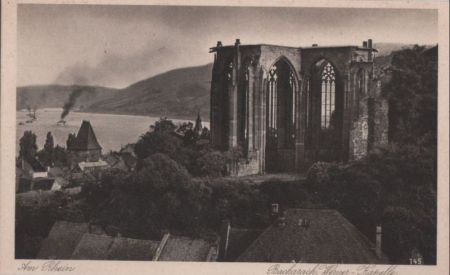 Bacharach - Werner-Kapelle - ca. 1955 Bacharach - Werner-Kapelle - ca. 1955
