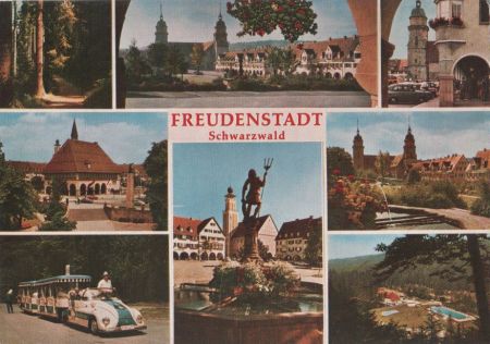 Freudenstadt - 8 Teilbilder - ca. 1975 Freudenstadt - 8 Teilbilder - ca. 1975
