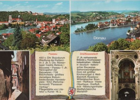 Passau - Dreiflüssestadt - ca. 1980 Passau - Dreiflüssestadt - ca. 1980