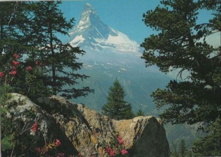 Matterhorn - Schweiz - mit Schnee Matterhorn - Schweiz - mit Schnee