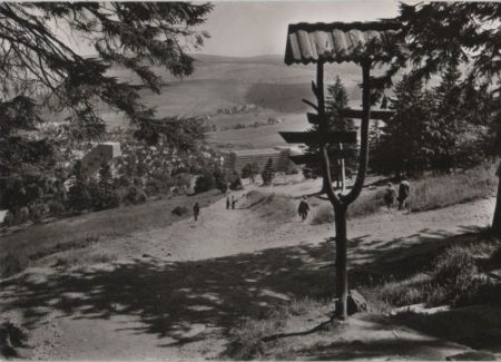 Oberwiesenthal - Blick vom Eckbauer - ca. 1980 Oberwiesenthal - Blick vom Eckbauer - ca. 1980