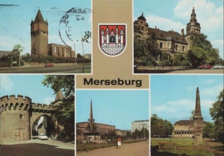 Merseburg - u.a. Haus der Kultur - 1984 Merseburg - u.a. Haus der Kultur - 1984