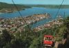 Norwegen - Bergen - Utsikt fra Flöien - 1989